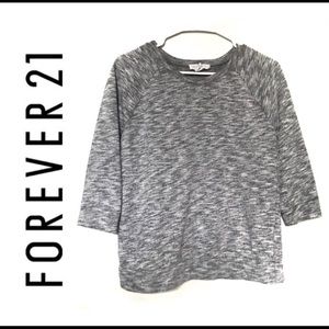 Forever 21 sweat shirt, Gray soft & cozy, size S